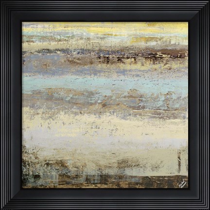 Framed Origins Blue I Print