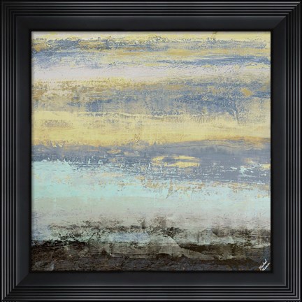 Framed Origins Blue II Print