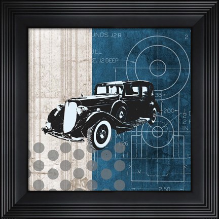 Framed Classy Ride I Print