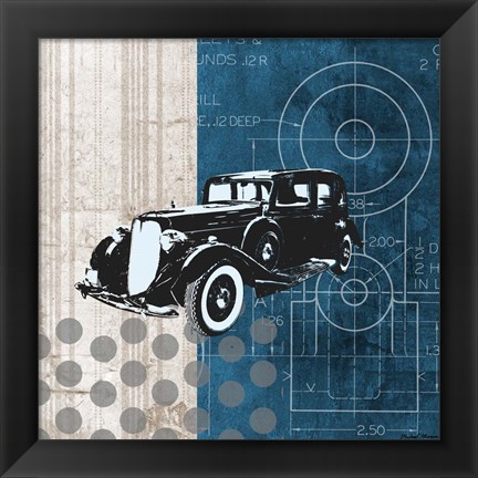 Framed Classy Ride I Print