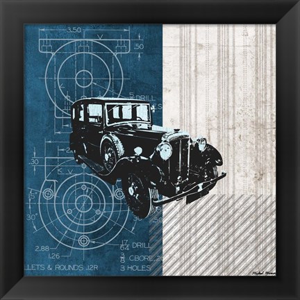 Framed Classy Ride II Print