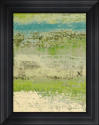 Framed Organic Green I Print