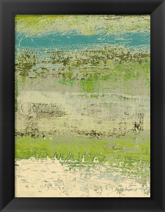 Framed Organic Green I Print