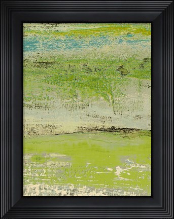 Framed Organic Green II Print