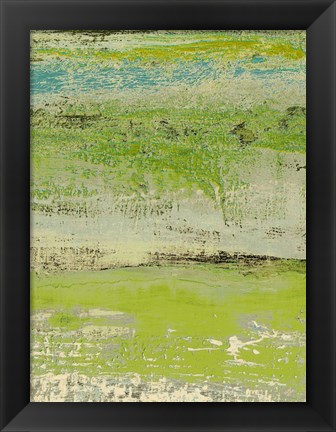 Framed Organic Green II Print