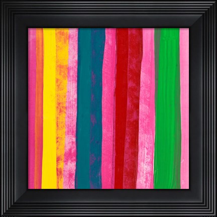 Framed Floral Pattern II Print