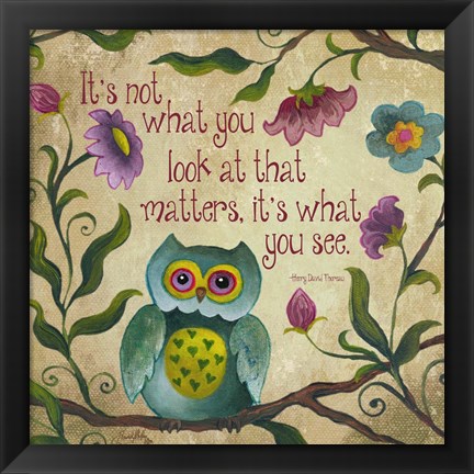 Framed I Owl You I Print