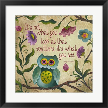 Framed I Owl You I Print