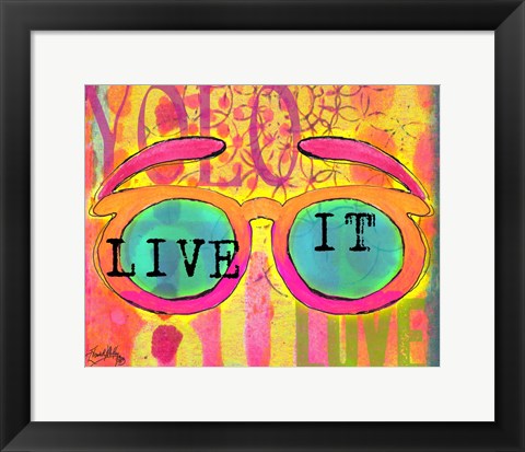 Framed Sunglasses II Print