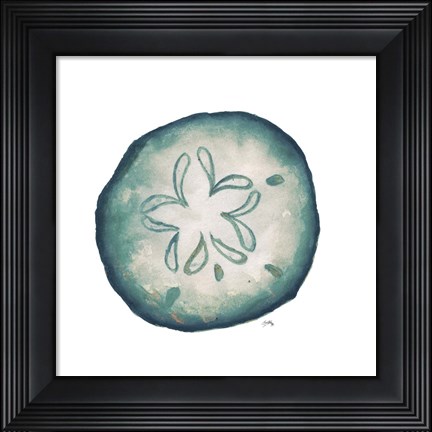 Framed Coastal Icon II (blue) Print