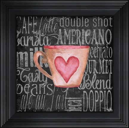 Framed Coffee of the Day I Print