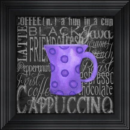 Framed Coffee of the Day III Print