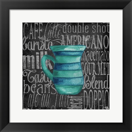 Framed Coffee of the Day IV Print