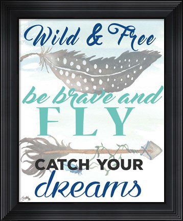 Framed Inspiring III Print
