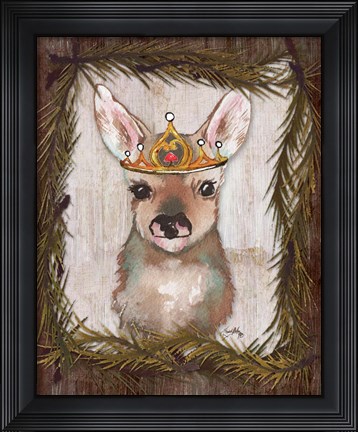 Framed Woodland Animals I Print