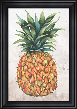 Framed Tropic Pineapple Print