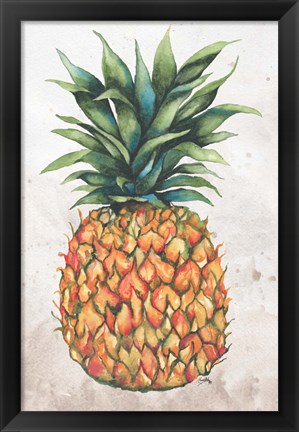 Framed Tropic Pineapple Print