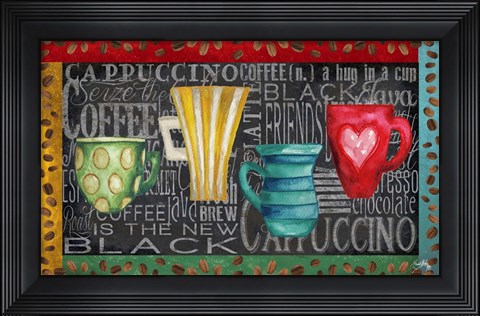 Framed Coffee of the Day Print