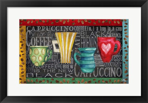 Framed Coffee of the Day Print