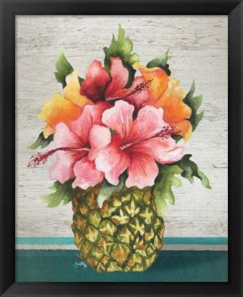 Framed Tropical Bouquet Print