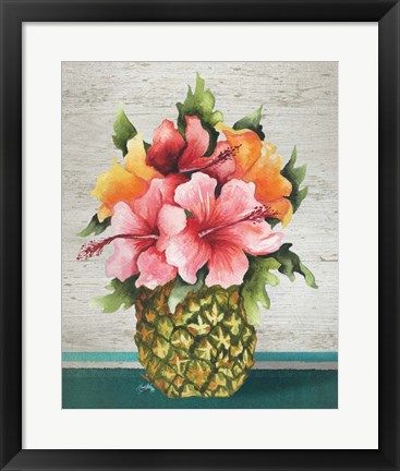 Framed Tropical Bouquet Print