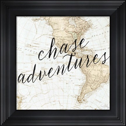 Framed Adventure Awaits I Print