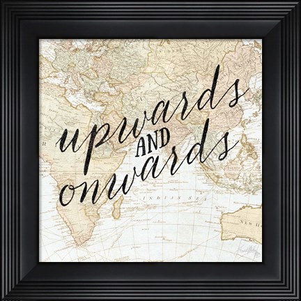 Framed Adventure Awaits II Print