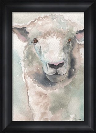 Framed Muted Lamb Print