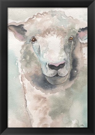 Framed Muted Lamb Print