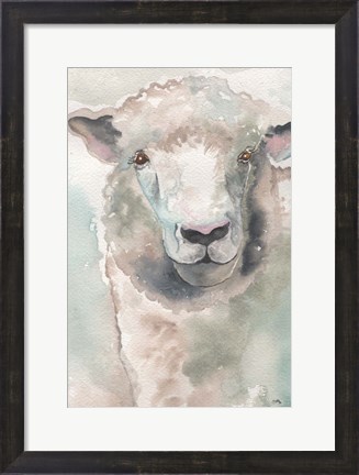 Framed Muted Lamb Print