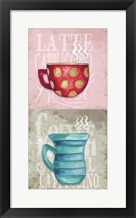 Framed Coffee Panel Print