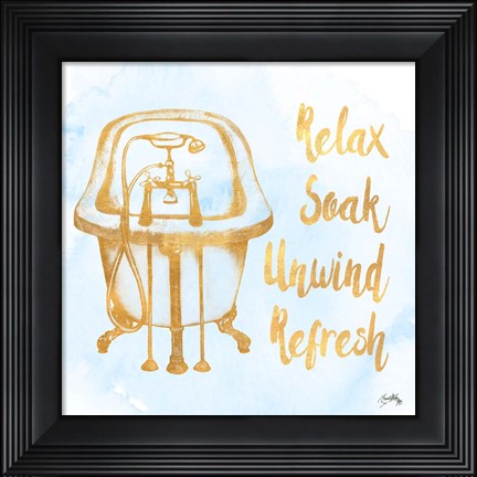Framed Bath Inspiration I Print