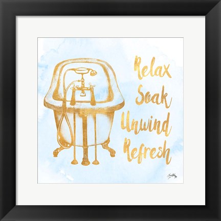 Framed Bath Inspiration I Print
