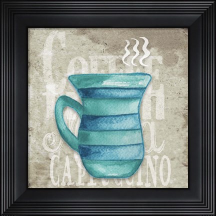 Framed Daily Coffee II Print