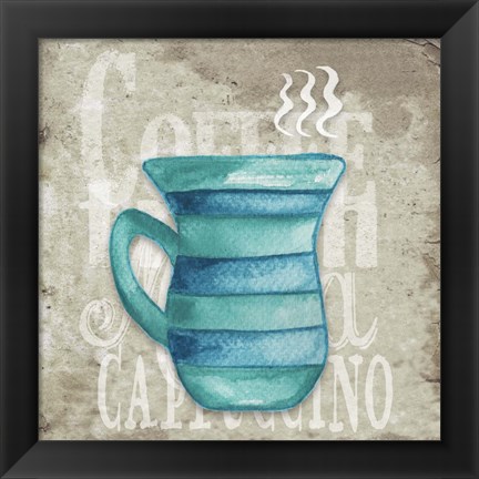 Framed Daily Coffee II Print