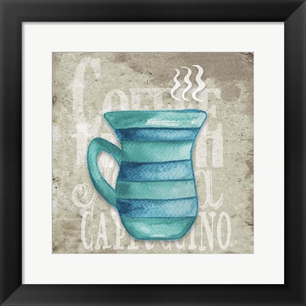 Framed Daily Coffee II Print