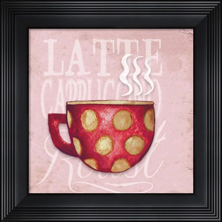 Framed Daily Coffee IV Print