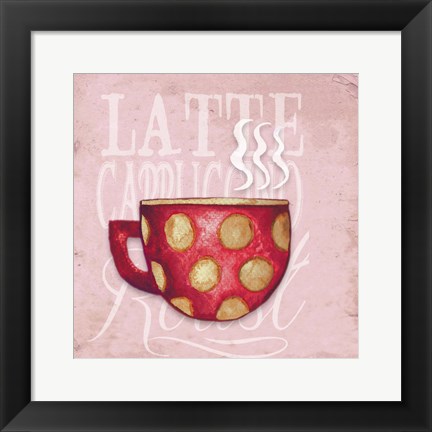 Framed Daily Coffee IV Print