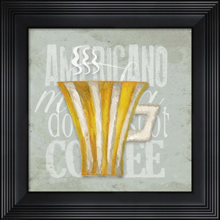 Framed Daily Coffee I Print
