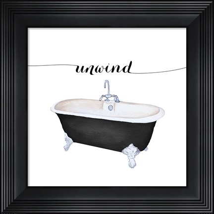 Framed Unwind Print