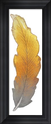 Framed Bohem Feather II Print