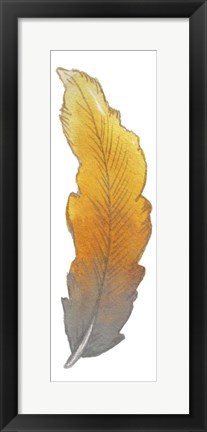 Framed Bohem Feather II Print