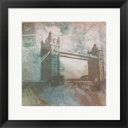 Framed Vintage Europe II Print