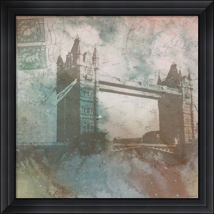 Framed Vintage Europe II Print