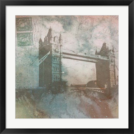 Framed Vintage Europe II Print