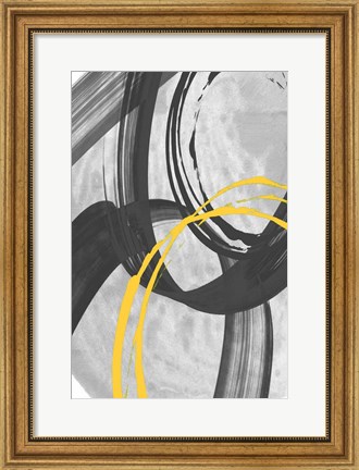 Framed Grey Winds II Print