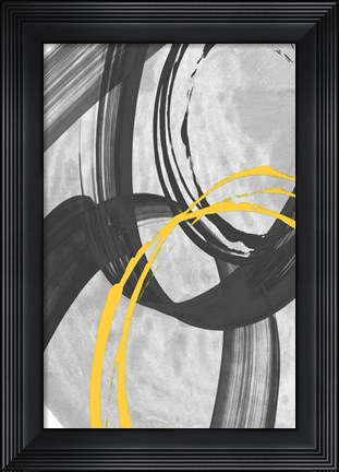 Framed Grey Winds II Print