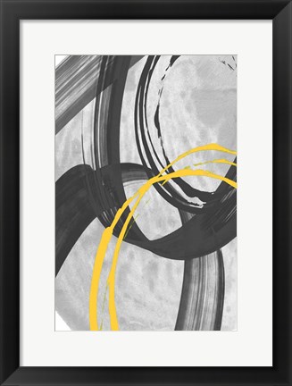 Framed Grey Winds II Print