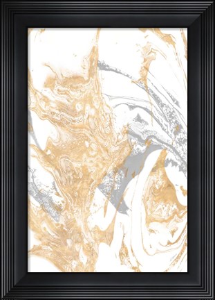 Framed Golden Ice Print