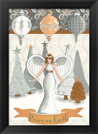 Framed Angel Wonderland Earth Print